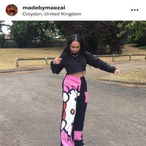 Handmade hello kitty pants 💗💓